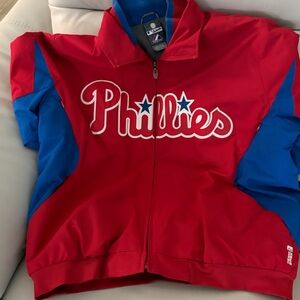 Majestic Red and Blue Authentic Jacket